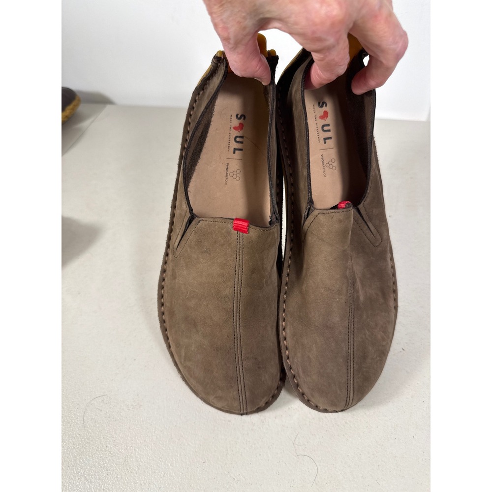 Vivobarefoot Soul of Africa Ababa Brown Suede Minimalist Slip On Shoes Womens 41 - Picture 10 of 10